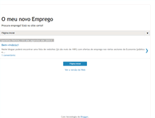 Tablet Screenshot of omeunovoemprego.blogspot.com