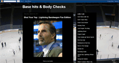 Desktop Screenshot of basehitsbodychecks.blogspot.com