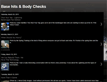 Tablet Screenshot of basehitsbodychecks.blogspot.com