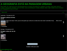 Tablet Screenshot of geografiapaisagemurbana.blogspot.com