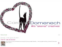 Tablet Screenshot of caroladomenech.blogspot.com