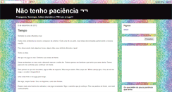 Desktop Screenshot of milinhasempaciencia.blogspot.com