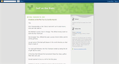 Desktop Screenshot of golfonthebrain.blogspot.com
