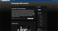 Desktop Screenshot of campaignmovement.blogspot.com