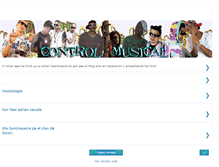 Tablet Screenshot of controlmusical.blogspot.com