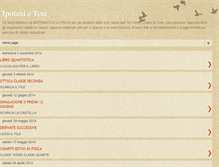 Tablet Screenshot of ipotesietesi.blogspot.com