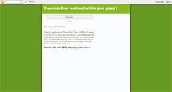 Desktop Screenshot of mountaindewuk.blogspot.com