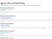 Tablet Screenshot of ageingresearch.blogspot.com