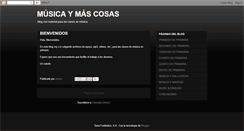 Desktop Screenshot of musicaymascosas.blogspot.com