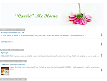 Tablet Screenshot of carriebel89.blogspot.com