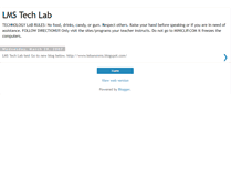 Tablet Screenshot of lmstechlab.blogspot.com