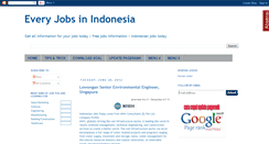 Desktop Screenshot of indonesianjobstoday.blogspot.com