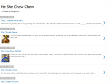 Tablet Screenshot of heshechewchew.blogspot.com