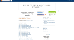 Desktop Screenshot of linkstobullshit.blogspot.com