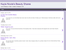 Tablet Screenshot of kaylanicolebeauty.blogspot.com