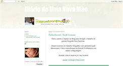 Desktop Screenshot of diariodeumanovamae.blogspot.com