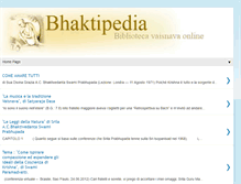 Tablet Screenshot of bhaktipedia-italiano.blogspot.com