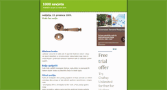 Desktop Screenshot of 1000savjeta.blogspot.com