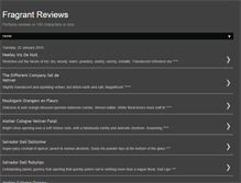 Tablet Screenshot of fragrantreviews.blogspot.com