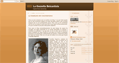 Desktop Screenshot of gazzettabelcantista.blogspot.com