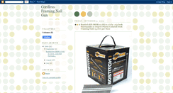 Desktop Screenshot of cordless-framing-nail-gun.blogspot.com