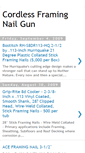 Mobile Screenshot of cordless-framing-nail-gun.blogspot.com
