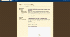 Desktop Screenshot of chasemastersonblog.blogspot.com