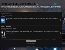 Tablet Screenshot of furious7onlinemovie.blogspot.com