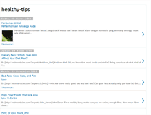 Tablet Screenshot of healty-tips.blogspot.com
