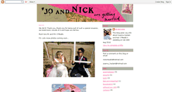 Desktop Screenshot of josieandnickgetmarried.blogspot.com