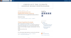 Desktop Screenshot of googlebooksdownloader.blogspot.com