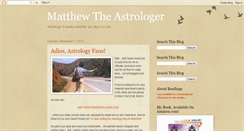 Desktop Screenshot of matthewastrology.blogspot.com