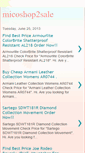 Mobile Screenshot of micoshop2sale.blogspot.com