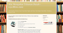 Desktop Screenshot of alatmengukurtekanandarah.blogspot.com