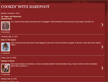 Tablet Screenshot of barefootchef.blogspot.com