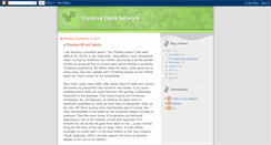 Desktop Screenshot of creativeoasisnetwork2.blogspot.com