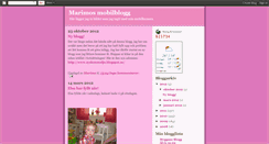 Desktop Screenshot of marimosmobilblogg.blogspot.com