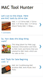 Mobile Screenshot of mac-tool-hunter.blogspot.com