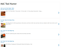 Tablet Screenshot of mac-tool-hunter.blogspot.com