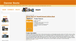 Desktop Screenshot of dannerbootsstore.blogspot.com