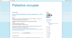 Desktop Screenshot of occupationpalestine.blogspot.com