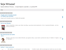 Tablet Screenshot of diariomulhervirtuosa.blogspot.com
