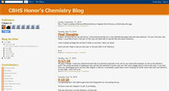 Desktop Screenshot of cbhs-honor-chemisry.blogspot.com