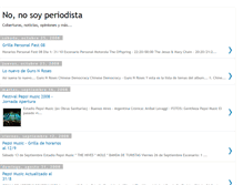 Tablet Screenshot of nosoyperiodista.blogspot.com