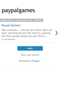 Mobile Screenshot of paypalgames.blogspot.com