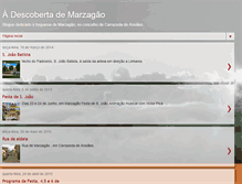 Tablet Screenshot of descobrirmarzagao.blogspot.com