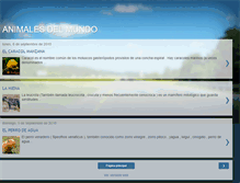 Tablet Screenshot of criaturasmundoanimal.blogspot.com