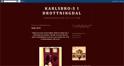 Desktop Screenshot of karlsbrosidrottningdal.blogspot.com