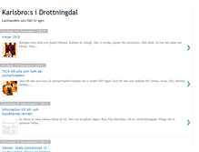 Tablet Screenshot of karlsbrosidrottningdal.blogspot.com