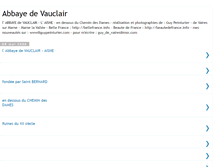 Tablet Screenshot of abbayedevauclair.blogspot.com
